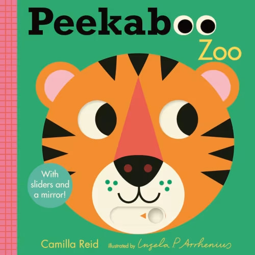 Peekaboo: Zoo: (an Interactive Board Book For Babies & Toddlers With Mirror & Sliders To Push, Pull, Or Turn. Cute Zoo Animal Artwork Includes A Rhino, Hippo, Camel, & More.) Book By Camilla Reid, (Board Book) | Indigo