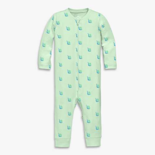 Baby organic zip romper in baby bugs | Primary.com