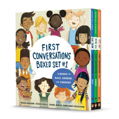 First Conversations Boxed Set #1: 3 Books on RACE, GENDER, and CONSENT | Longfellow Books