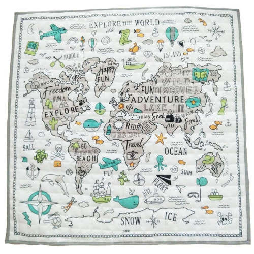 Organic Cotton Baby World Explorer Play Mat – Of Intention
