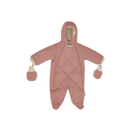 Benji Water Repellent Hooded Snowsuit with Attached Mittens