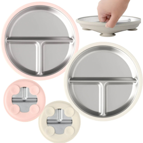 Stainless Steel Suction Plate for Toddlers & BLW | EUROMALLUSA