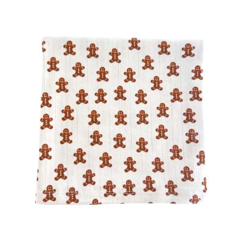 Gingerbread / Organic Pointelle Swaddle