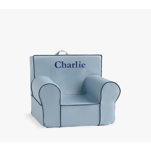 Anywhere Chair®, Arona Twill with Navy Piping