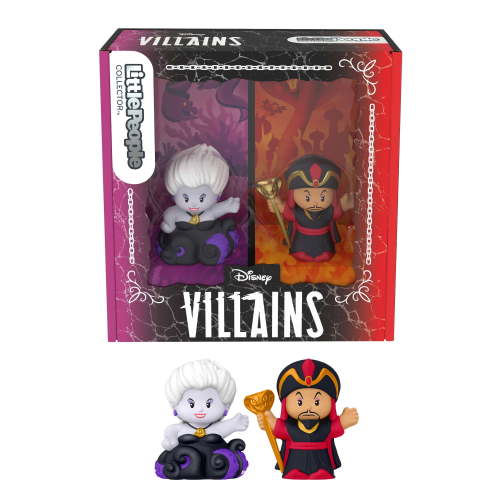 Little People Collector DISNEY Villains Jafar & Ursula Special Edition Set for Fans, 2 Figures