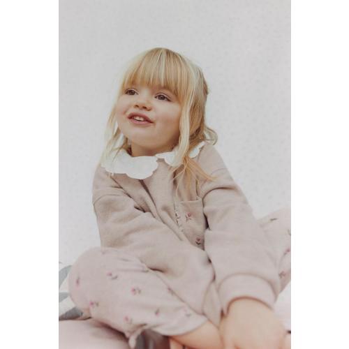 SOFT TOUCH FLARE T-SHIRT AND LEGGINGS SET - Sand / Marl | ZARA United States