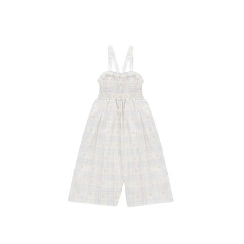 Organic Cotton Arabella Jumpsuit - Marguerite Egret – Jamie Kay USA