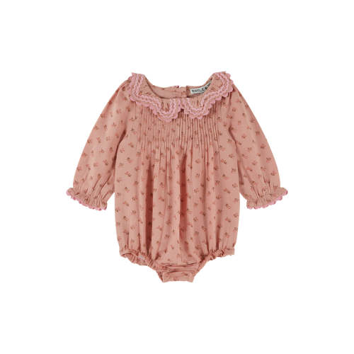Rosebud Collared Romper