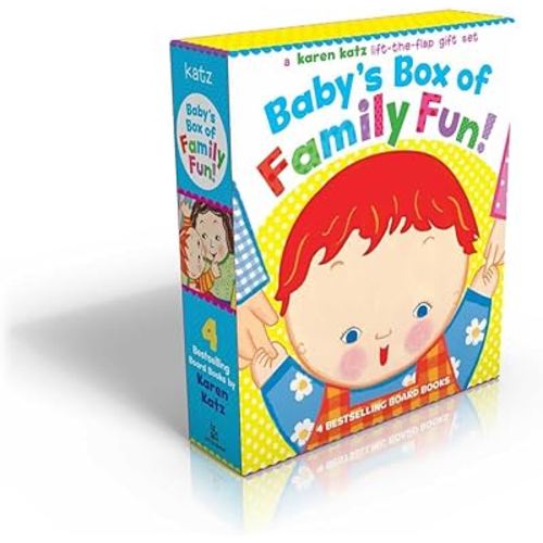 Baby's Box of Family Fun! (Boxed Set): A 4-Book Lift-the-Flap Gift Set: Where Is Baby's Mommy?; Daddy and Me; Grandpa and Me, Grandma and Me
