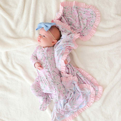 Josephine & Annabeth Ruffled Luxette Patoo® Blanket