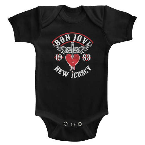 Bon Jovi Nj38 Baby Bodysuit - Kiditude