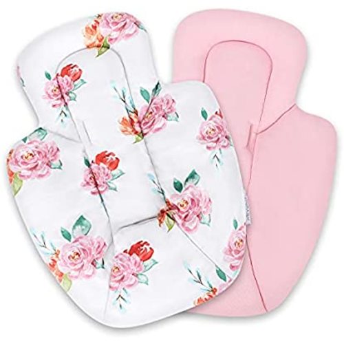 Infant Insert - Compatible with 4Moms RockaRoo and MamaRoo - Breathable Cool Mesh Fabric - Plush Soft Newborn Insert with Head and Body Support