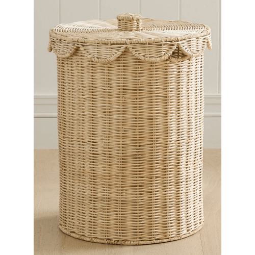 Palmer Scalloped Hamper