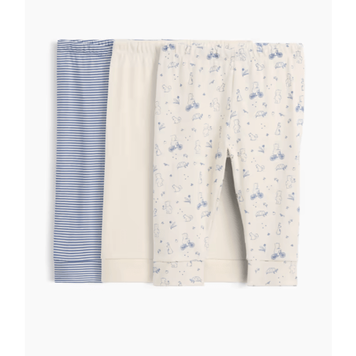 Baby First Favorites Organic Cotton Pull-On Pants (3-Pack)