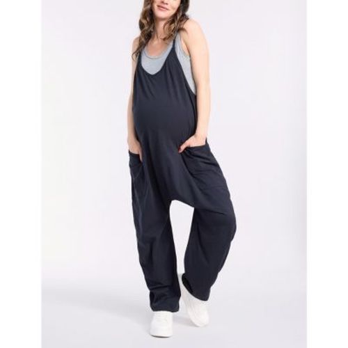 Women's Sleeveless Relaxed Fit Maternity Jumpsuit | Motherhood Maternity