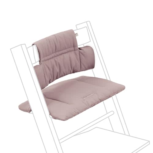Stokke Tripp Trapp Classic Cushion 2, Heather Mauve - Pair with Tripp Trapp Chair or High Chair for Support & Comfort - Machine Washable