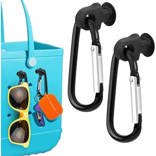 Mity rain Key Holder for Bogg Bag, Accessories for Bogg Bags Original X Large, Insert Charm Carabiner Keychain for Beach Bag