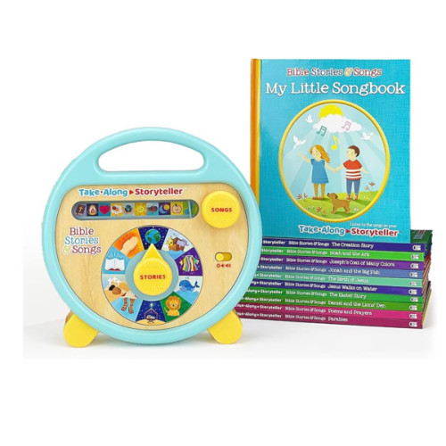 Bible Stories and Songs Interactive Electronic Take Along Storyteller with 11 Books (Little Sunbeams)