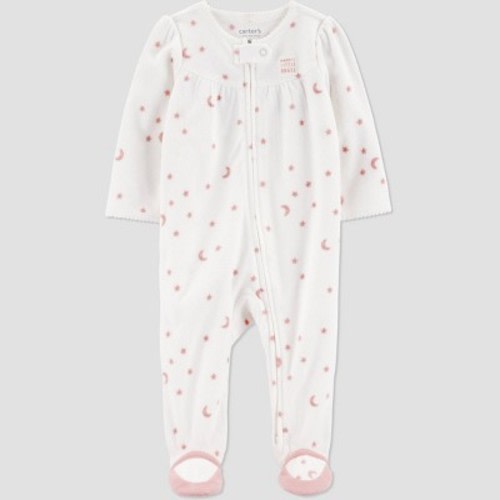 Carter's Just One You® Baby Girls' Sleep N' Play - Pink/White 9M