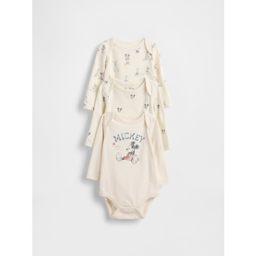 Gap × Disney Baby Organic Cotton Bodysuit (3-Pack)