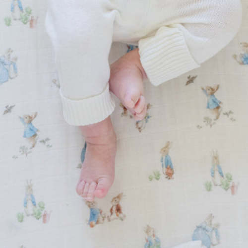 PETER RABBIT™ COTTON MUSLIN CHANGING COVERS