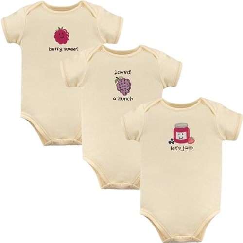 Touched by Nature Unisex Baby Organic Cotton Bodysuits