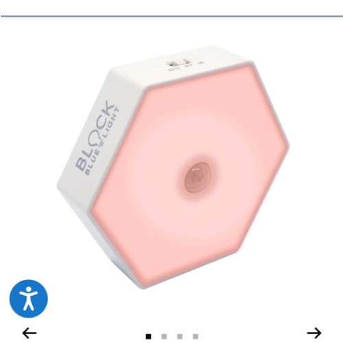 Twilight Motion Red Night Light