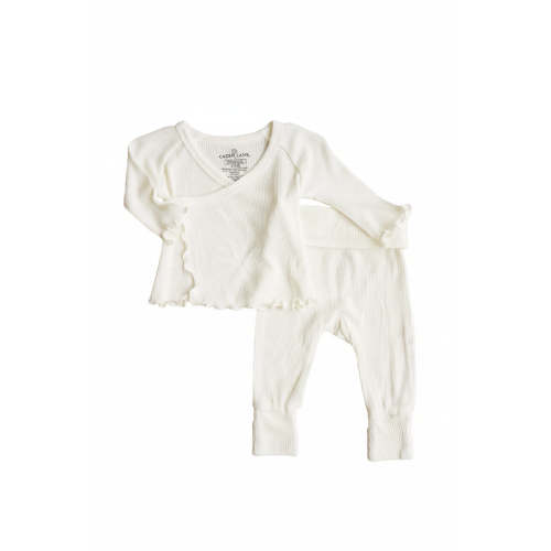 2pc Waffle Crossover Top & Bottom