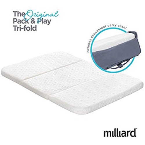 Milliard Tri-Fold Pack N' Play Mattress