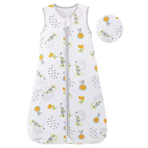 ATAIKU Baby Sleep Sack 6-12 Months, 100% Cotton Baby Wearable Blanket for Newborn and Infant, 0.5 Tog Swaddle Transition Sleeping Bag