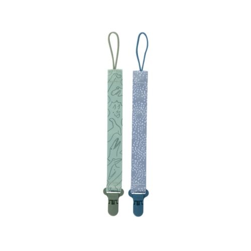 Cloth Pacifier Clip (2 Pack)
