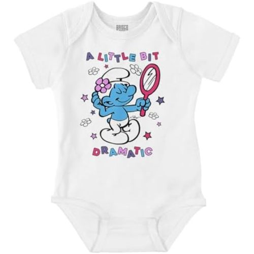 Brisco Brands Vanity Smurf A Little Bit Dramatic Baby Bodysuit Jumper Girls