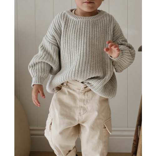 ‘Gray Marle’ Chunky Knit Sweater