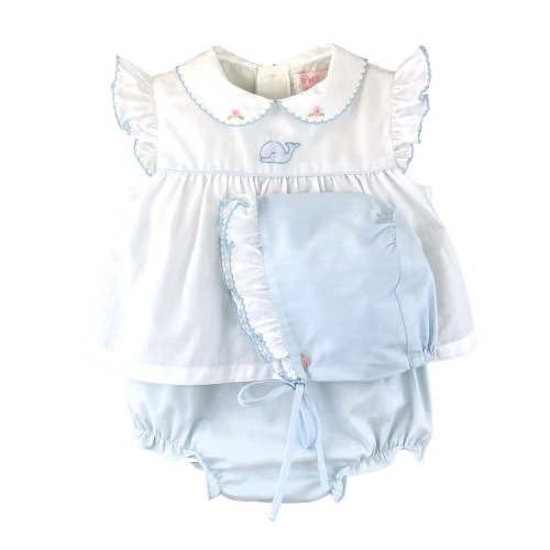 Whale Shadow Stiched Diaper Set – VACE