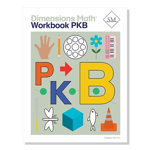 Dimensions Math Workbook Pre-KB | Singapore Math Inc. [Paperback] [Paperback] Singapore Math Inc. [Paperback] Singapore Math Inc.