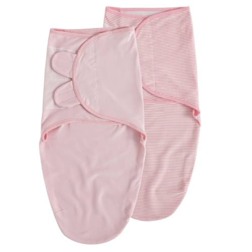 Organic Baby Swaddle Sleep Sacks, 2-Pack Swaddles for Newborns Baby Essentials, Infant 0-3 Months, 100% Cotton Soft & Snug Adjustable Wrap Nursery Swaddling Blankets Improves Sleep