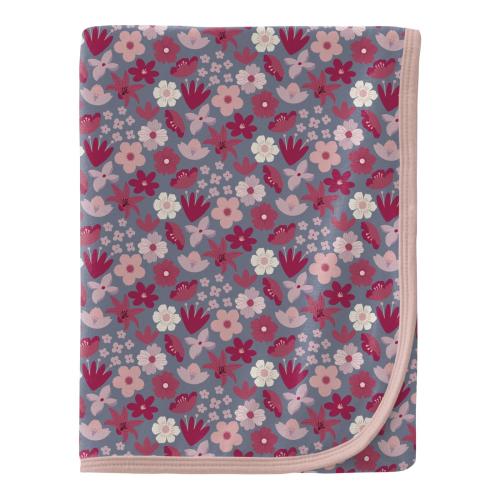 Print Swaddling Blanket in Moonlight Picture Day Floral