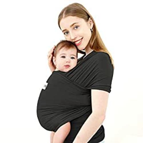 Amazon.com : Acrabros Baby Wrap Carrier,Hands Free Baby Carrier Sling,Lightweight,Breathable,Softness,Perfect for Newborn Infants and Babies Shower Gift,Black : Baby