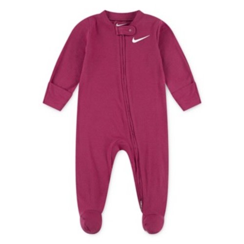 Baby Nike Ribbed Viscose Footie Long Sleeve Coverall