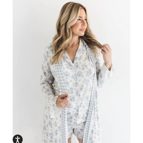 Blue Rose Garden Women's Short Set – In My Jammers