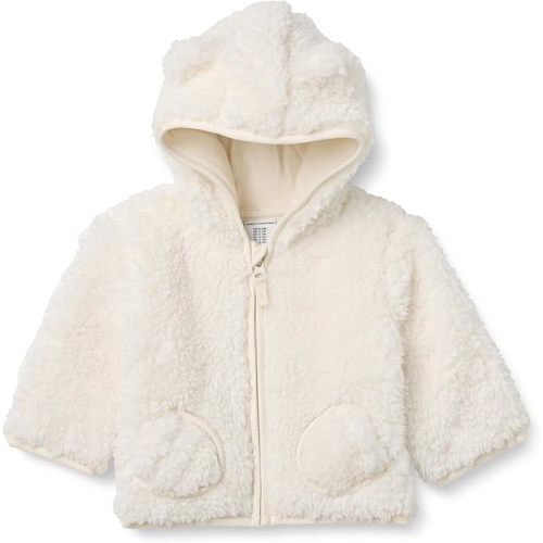 Amazon Essentials Unisex Babies' Hooded Sherpa Jacket