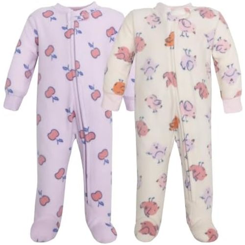 Hudson Baby Unisex Baby Fleece Sleep and Play