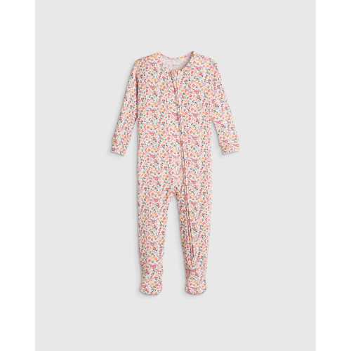 Bamboo Footie Pajama - Baby in Ditsy Floral