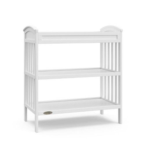 Graco Benton Changing Table with Water-Resistant Changing Pad - White