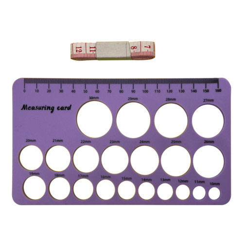 Nipple Ruler for Flange Sizing Measurement Tool , Silicone & Soft Flange Size Measure for Nipples, Breast Flange Measuring Tool Breast Pump Sizing Tool