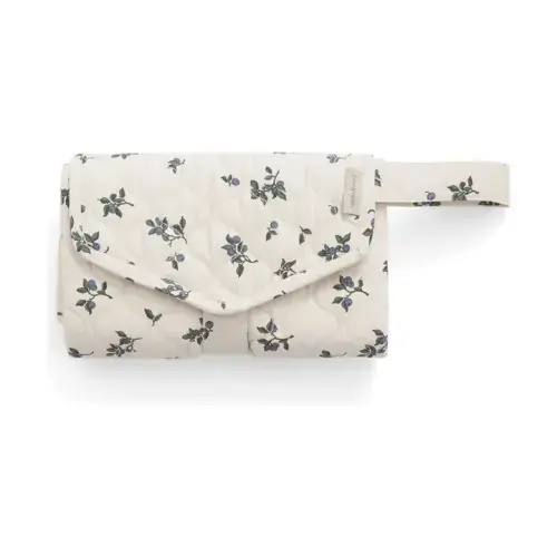Blueberry travel changing mat | Ivory