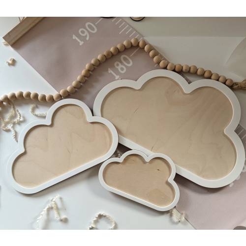 Children&#39;s Room Decoration | Wall Art | Wooden Clouds | Nursery Decor | Boho| Scandi | Playroom accessories |
