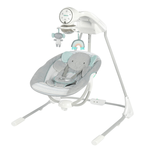 Ingenuity InLighten Soothing Swing, Van Elephant
