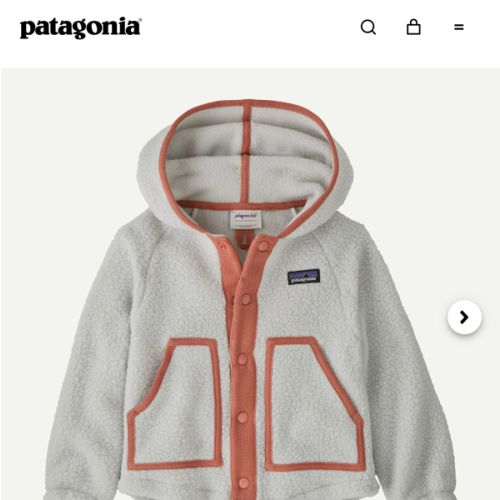 Patagonia Baby Retro Pile Fleece Jacket