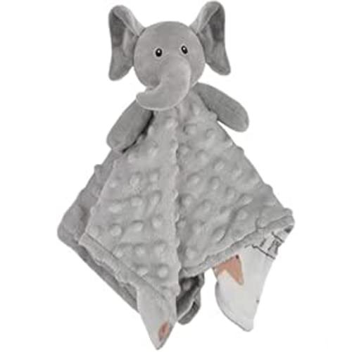 Elephant Baby Security Blanket Lovey Blanket Stuffed Animal 14 Inch